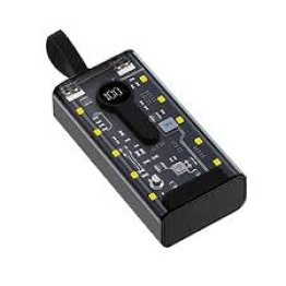 20000 mah Power Bank 22.5W Fast Charging PD Transparent Power bank with Night Light By Next Gadget