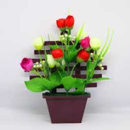 Artificial Plastic Palm Plant Tree - 20 inc - artificial flower