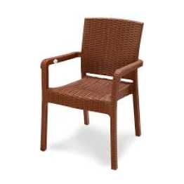 Caino Polypropylene Arm Chair - Eagle Brown