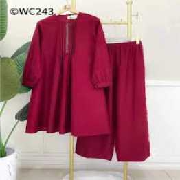 Exclusive Two pieces of ready-made work of soft butter lace for girls