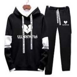 Men'S Fashionable Full Sleeves Black Hooddie& Full Pants Set Combo For Man - Hoodie For Men - Hoodie For Men - Hoodie For Men - Hoodie - Hudi For Men