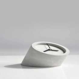Modern Cement Table Desk Clock, 9cm