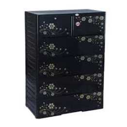 RFL 5D KD Deluxe Aurora Double Wardrobe - Black