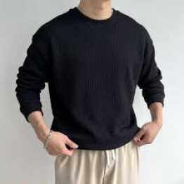 Ribbed Long Sleeve T-shirt