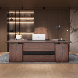 Senior Executive Table with Side Table-HSEO-302