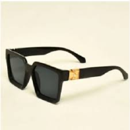 Stylish Sunglasses for Men - Black and Golden Very Fashionable - Sun Glass For Men