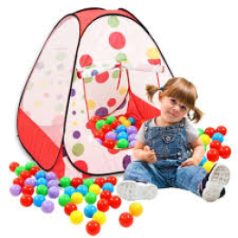 Tent House play with 50 pcs balls
