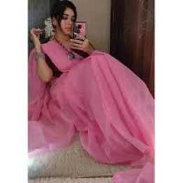 Traditional and Fashionable Style with Tangail Half Silk Muslin Than Saree for Women - Suitable for All Occasions and Seasons