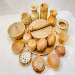 Wooden kids toy set - Kids cook pot set